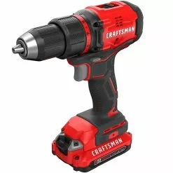 Craftsman V20 1/2-in Cordless Drill Kit - 1900 RPM - Brushless Motor - LED Light - Dual Speed Mode -Craftsman Sales Shop 00276543d L