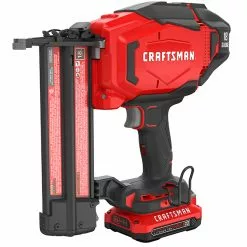 Craftsman V20 20-Volt Max Cordless 2-in Brad Nailer Kit - 18-Gauge - Bottom Loading - Li-Ion Battery - Charger