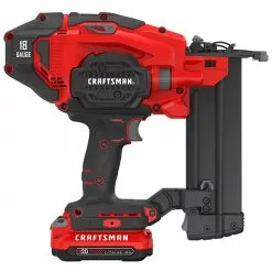 Craftsman V20 20-Volt Max Cordless 2-in Brad Nailer Kit - 18-Gauge - Bottom Loading - Li-Ion Battery - Charger -Craftsman Sales Shop 00276550d L