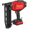 Craftsman V20 20-Volt Max Cordless 2 1/2-in Finish Nailer Kit - 16-Gauge - Over-Moulded Handle