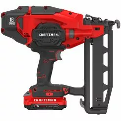 Craftsman V20 20-Volt Max Cordless 2 1/2-in Finish Nailer Kit - 16-Gauge - Over-Moulded Handle -Craftsman Sales Shop 00276551d L