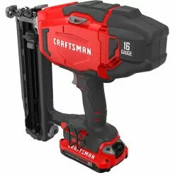 Craftsman V20 20-Volt Max Cordless 2 1/2-in Finish Nailer Kit - 16-Gauge - Over-Moulded Handle -Craftsman Sales Shop 00276551e L