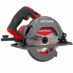CRAFTSMAN Circular Saw - 7 1/4" Blade with 18 Teeth - 15 A - Black/Red
