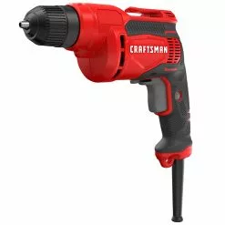 Craftsman 3/8-in Keyless Corded Drill - 7-amp Motor - 2500 RPM - Lock-On Trigger