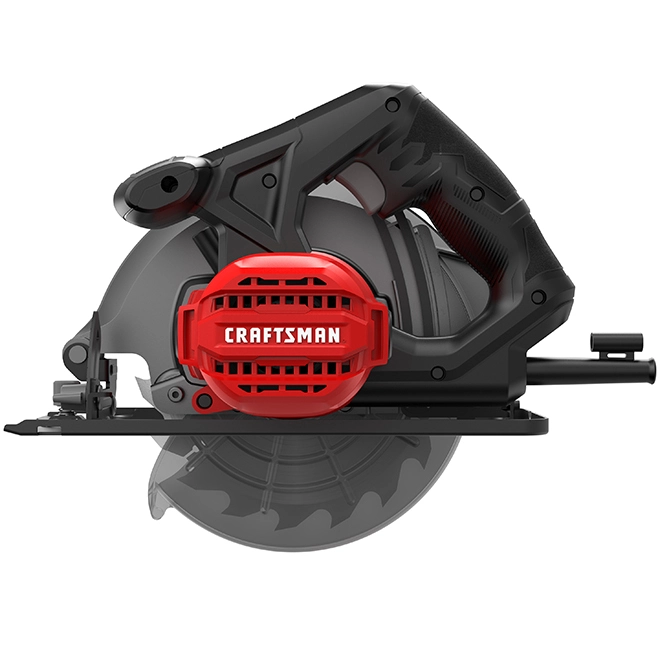 CRAFTSMAN Circular Saw - 7 1/4" Blade with 18 Teeth - 13 A - Black/Red 4 CRAFTSMAN Circular Saw - 7 1/4" Blade with 18 Teeth - 13 A - Black/Red - Image 4