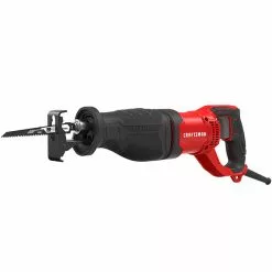 Craftsman Variable Speed Corded Reciprocating Saw - 7.5-Amp Motor - 1 1/8-in Stroke Length - Quick Tool Change