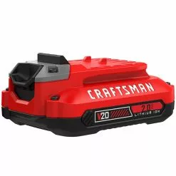 Craftsman V20 2Ah Lithium-Ion Battery - 20-Volt Max - 3-LED Charge Indicator - Premium Grade Cells