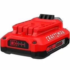 Craftsman V20 2Ah Lithium-Ion Battery - 20-Volt Max - 3-LED Charge Indicator - Premium Grade Cells -Craftsman Sales Shop 00276560e L