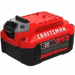 Craftsman 20-Volts 4Ah Premium Lithium Ion Battery - 3-LED Charge Indicator - No Self-Discharge - 1-Hour Charge Time -Craftsman Sales Shop 00276562c L