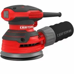 Craftsman 5-in Corded Random Orbit Sander with Dust Bag - 3-Amp Motor - 12000 OPM - 8 Holes - Dust-Sealed Switch