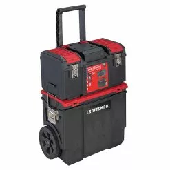 CRAFTSMAN 3 in 1 Rolling Mobile Workshop - Black and Red