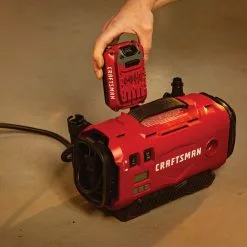 Craftsman Cordless Air Inflator - 160-psi - 3 Power Source - Automatic Shut-Off - Bare Tool (battery not included) -Craftsman Sales Shop 00276578d L