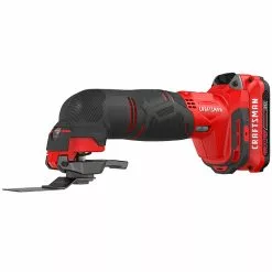 Craftsman 20-V 15-Pc Cordless Oscillating Multi-Tool Kit with Soft Case - LED Light - Variable Speed