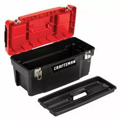 CRAFTSMAN Plastic Tool Box - 16" - Red and Black -Craftsman Sales Shop 00276586c L