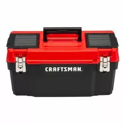 CRAFTSMAN Plastic Tool Box - 20" - Red and Black
