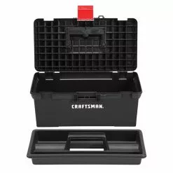 CRAFTSMAN Classic Tool Box - 16" - Black and Red -Craftsman Sales Shop 00276589c L