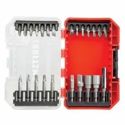 Craftsman Screwdriver Bit Set - 24 Pieces - Shock-Resistant Steel - Hard Protective Case -Craftsman Sales Shop 00276591c L