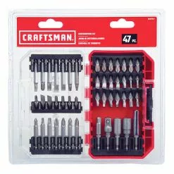 CRAFTSMAN Set of 47 Screwdriving Bits - Red and Black -Craftsman Sales Shop 00276592d L