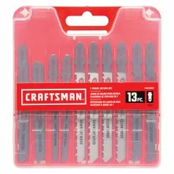 Craftsman Jigsaw Blade Set - Assorted Lengths - T-Shank- High Carbon Steel - 13-Pack -Craftsman Sales Shop 00276593c L