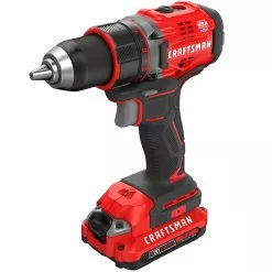 Craftsman V20 Cordless Drill Kit with Batteries and Charger - Brushless Motor - LED Light - Variable Speed -Craftsman Sales Shop 00276596c L