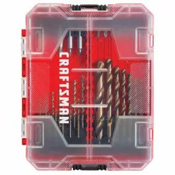 Craftsman Drill and Drive Bit Set - 85 Pieces - Shock-Resistant Steel - Hard Protective Case