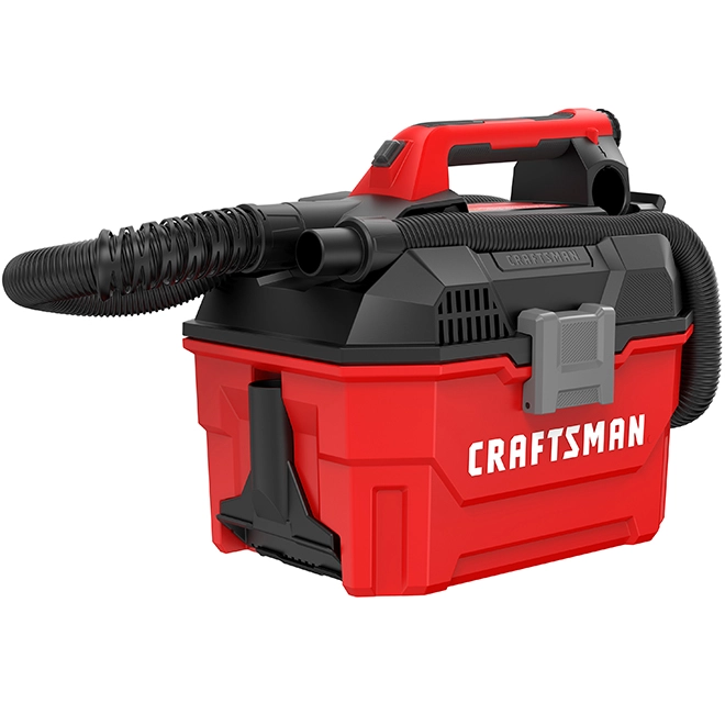 CRAFTSMAN 20V MAX Cordless Wet and Dry Vacuum - 7.5 L - Red/Black - Bare Tool (battery not included) 2 CRAFTSMAN 20V MAX Cordless Wet and Dry Vacuum - 7.5 L - Red/Black - Bare Tool (battery not included) - Image 2