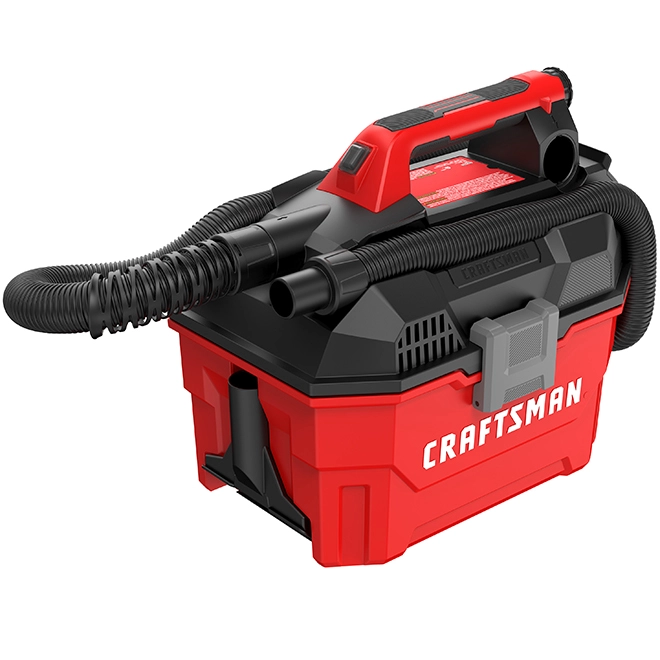 CRAFTSMAN 20V MAX Cordless Wet and Dry Vacuum - 7.5 L - Red/Black - Bare Tool (battery not included) 3 CRAFTSMAN 20V MAX Cordless Wet and Dry Vacuum - 7.5 L - Red/Black - Bare Tool (battery not included) - Image 3