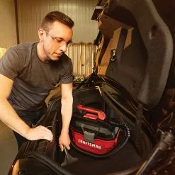 CRAFTSMAN 20V MAX Cordless Wet and Dry Vacuum - 7.5 L - Red/Black - Bare Tool (battery not included) 9 CRAFTSMAN 20V MAX Cordless Wet and Dry Vacuum - 7.5 L - Red/Black - Bare Tool (battery not included) -Craftsman Sales Shop 00276602e L