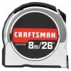 CRAFTSMAN Classic Tape Measure - 1'' x 26' - Chrome