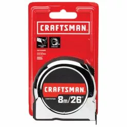 CRAFTSMAN Classic Tape Measure - 1'' x 26' - Chrome -Craftsman Sales Shop 00276612d L