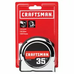CRAFTSMAN Classic Tape Measure - 1'' x 35' - Chrome -Craftsman Sales Shop 00276613e L