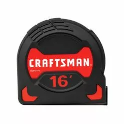 CRAFTSMAN PRO-10 Measuring Tape - 1.25'' x 16'' - Red