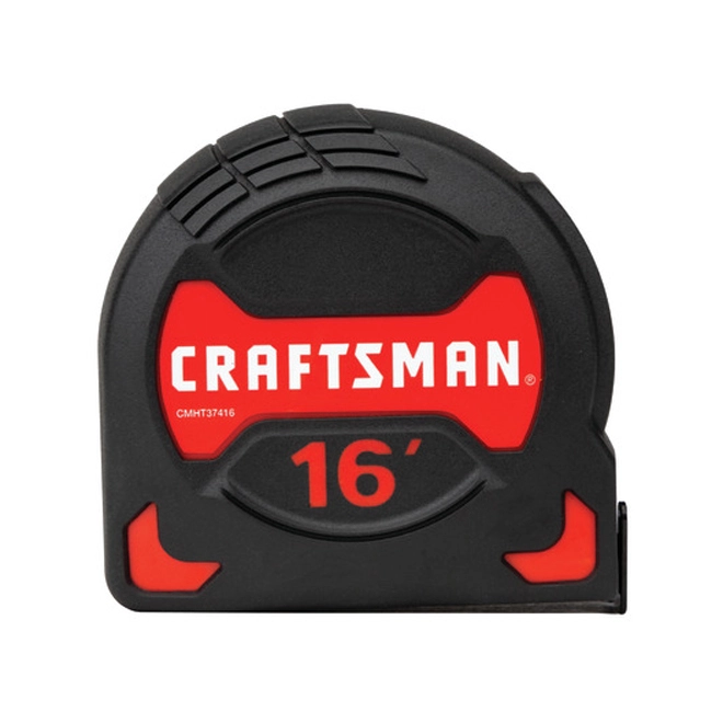 CRAFTSMAN PRO-10 Measuring Tape - 1.25'' x 16'' - Red 1 CRAFTSMAN PRO-10 Measuring Tape - 1.25'' x 16'' - Red