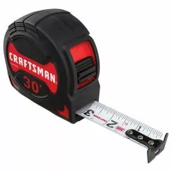 CRAFTSMAN PRO-10 Measuring Tape - 1.25'' x 30' - Black and Red