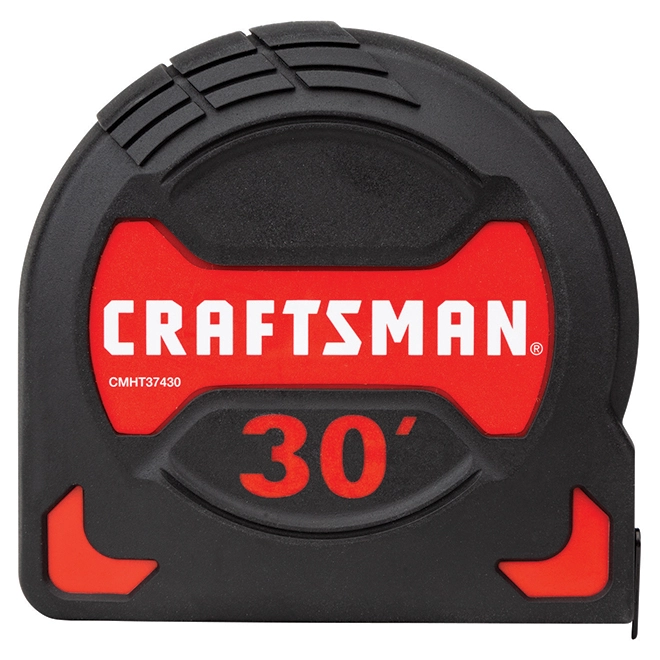CRAFTSMAN PRO-10 Measuring Tape - 1.25'' x 30' - Black and Red 2 CRAFTSMAN PRO-10 Measuring Tape - 1.25'' x 30' - Black and Red - Image 2