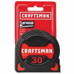 CRAFTSMAN PRO-10 Measuring Tape - 1.25'' x 30' - Black and Red 7 CRAFTSMAN PRO-10 Measuring Tape - 1.25'' x 30' - Black and Red -Craftsman Sales Shop 00276620d L