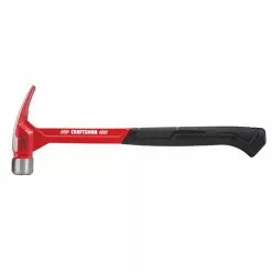 CRAFTSMAN Framing Hammer - 22 oz - Steel - Anti-Vibrations - Red and Black