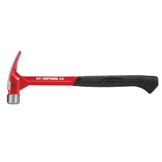 CRAFTSMAN Framing Hammer - 22 oz - Steel - Anti-Vibrations - Red and Black 1 CRAFTSMAN Framing Hammer - 22 oz - Steel - Anti-Vibrations - Red and Black
