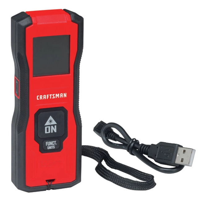 CRAFTSMAN Laser Distance Measurer - Area and Volume - 65' Range 4 CRAFTSMAN Laser Distance Measurer - Area and Volume - 65' Range - Image 4