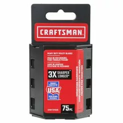 Craftsman Heavy-Duty Utility Blade - Induction Hardened - 75-Pack