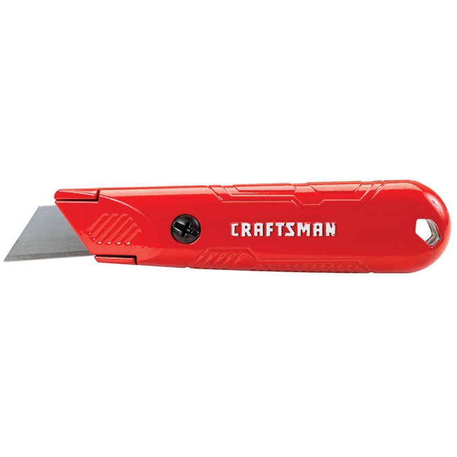 Craftsman Fixed-Blade Utility Knife - 3 Blades - 5.5-in - Red 1 Craftsman Fixed-Blade Utility Knife - 3 Blades - 5.5-in - Red