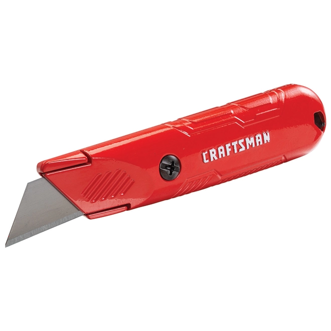 Craftsman Fixed-Blade Utility Knife - 3 Blades - 5.5-in - Red 2 Craftsman Fixed-Blade Utility Knife - 3 Blades - 5.5-in - Red - Image 2