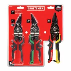 Craftsman Aviation Snips - Right Cut - Red and Green - Pack of 3 -Craftsman Sales Shop 00276649c L
