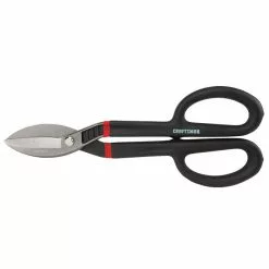 Craftsman All Purpose Tin Snips - 12-in - Red