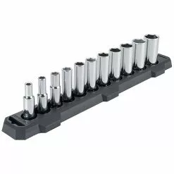 CRAFTSMAN Deep Socket Set - 3/8" - SAE - 11 Pieces