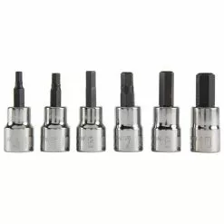 CRAFTSMAN Hex Bit Socket Set - 3/8" - Metric - 6 Pieces