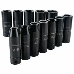 CRAFTSMAN Impact Socket Set - 1/2" - SAE - 12 Pieces