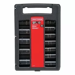 CRAFTSMAN Impact Socket Set - 1/2" - SAE - 12 Pieces -Craftsman Sales Shop 00276695c L