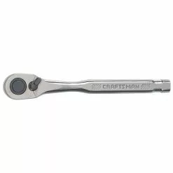 CRAFTSMAN Ratchet - Chrome - Pear Head - 1/4" - 120 Teeth