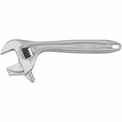 CRAFTSMAN Adjustable Wrench - Reversible Jaw - 8" - Steel - Chrome